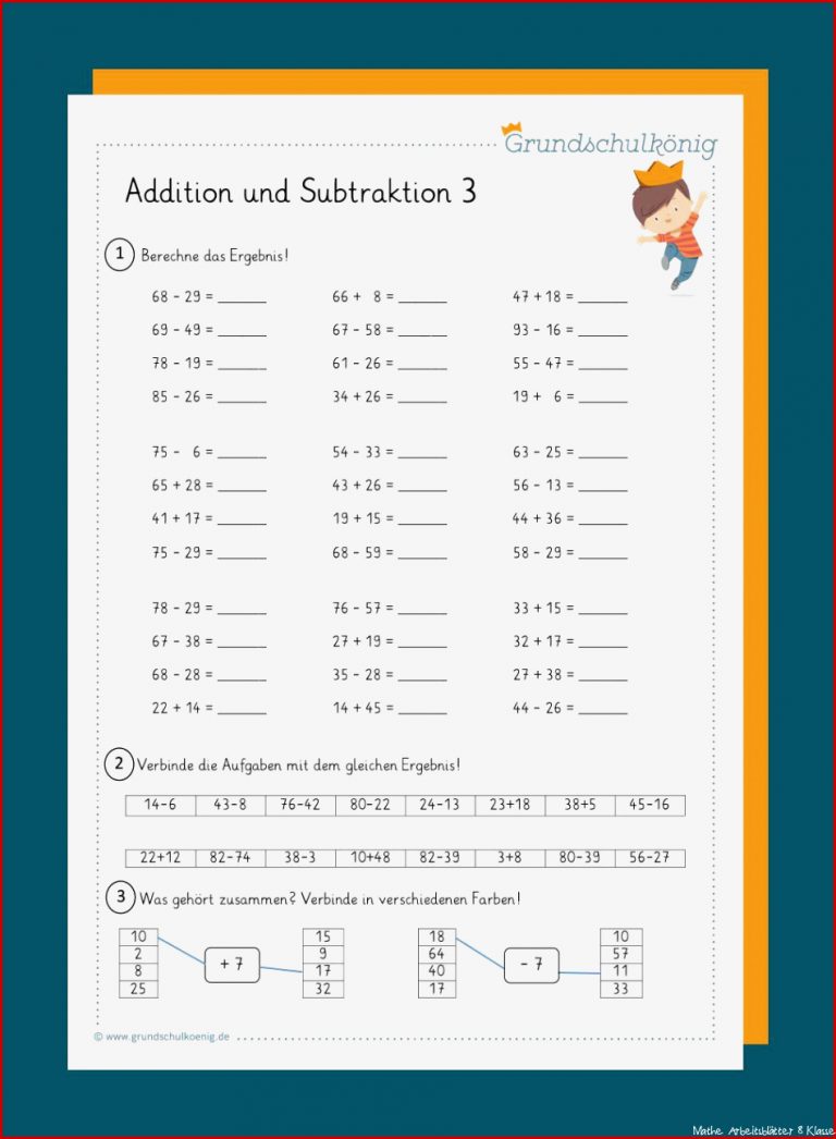 Addition und Subtraktion