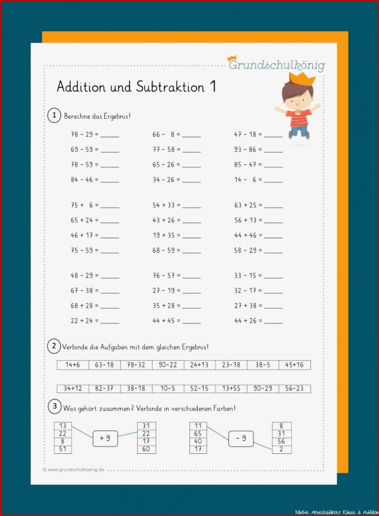 Addition und Subtraktion