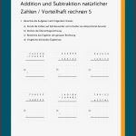 Addition Und Subtraktion Natürlicher Zahlen