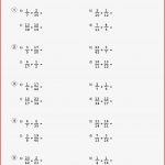 Addition Von Brüchen Arbeitsblatt Ideen Arbeitsblätter