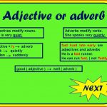 Adjective or Adverb Online Presentation