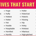 Adjectives that Start with H List Of 120 Adjectives
