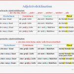 Adjektivdeklination Arbeitsblatt Kostenlose Daf