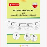 Adventskalender Grundschule Arbeitsblätter Herunterladen