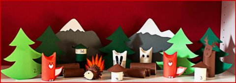 Adventskalender Tiere Im Wald Von Heike Und Sarah Diy