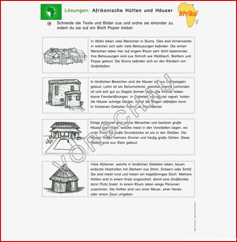 Afrika Werkstatt für Grundschule