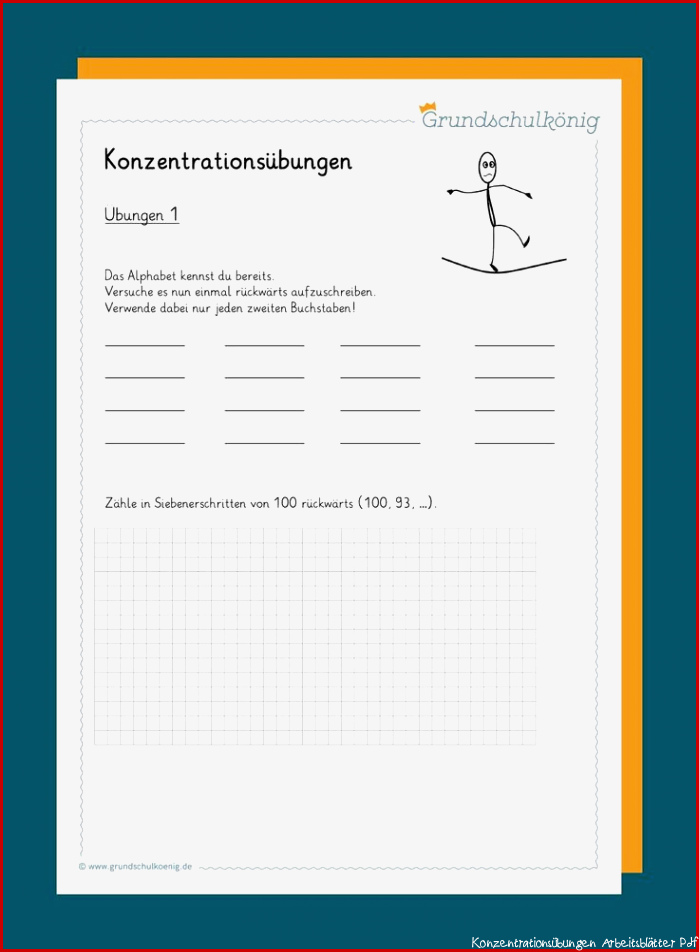 Allgemeine Konzentrationsübungen