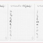 Alphabet Kalligraphie übungsblätter Pdf Kostenlos