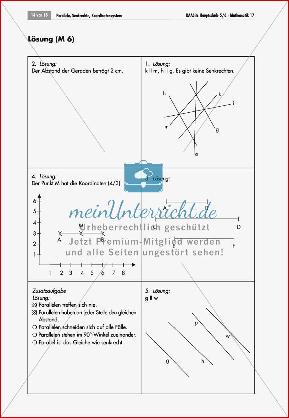 Analysis Schatzsuche Im Koordinatensystem In