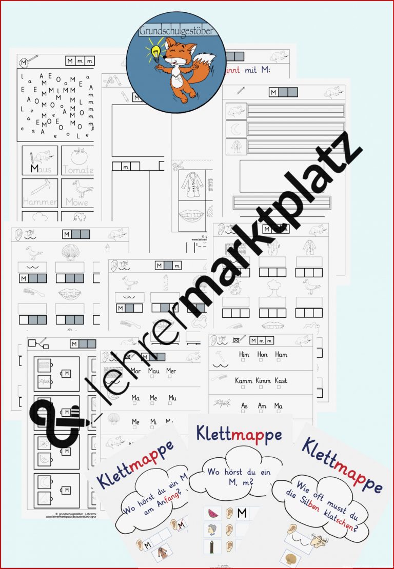 Anlaut Inlaut Auslaut Arbeitsblätter Worksheets