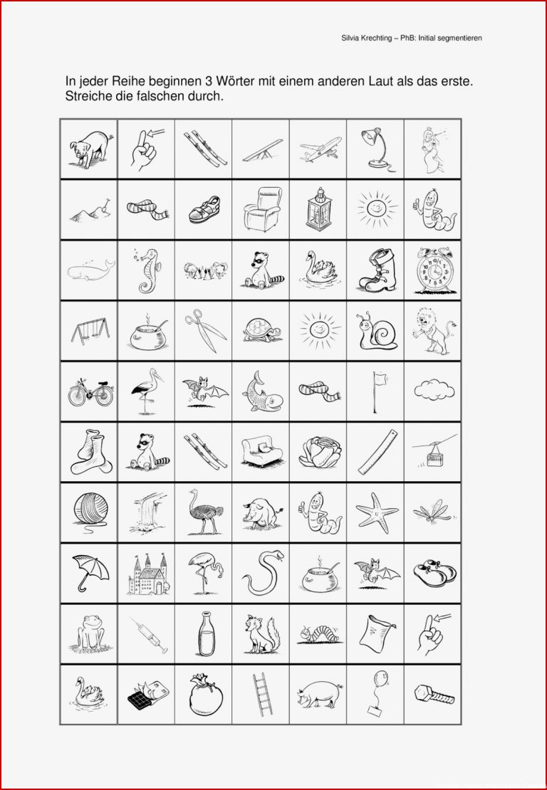 Anlaute Laute Hören Arbeitsblätter Kostenlos Debbie