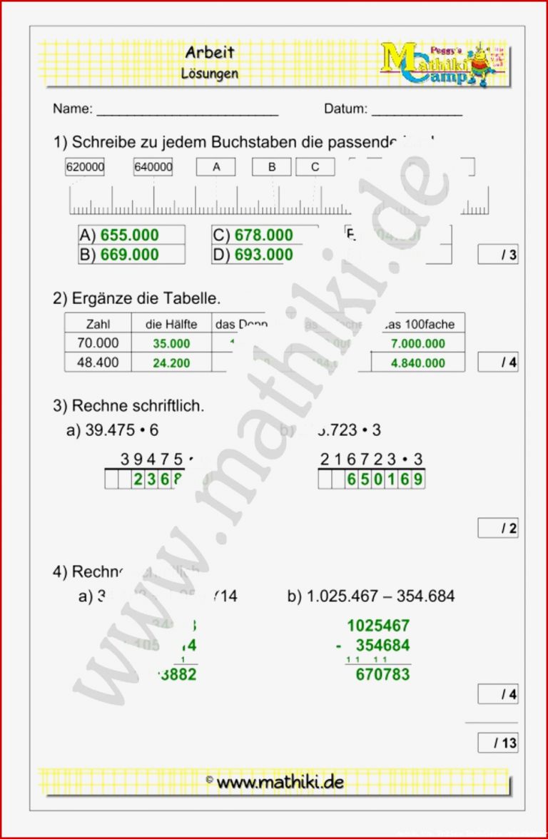 Anteile Von Brüchen Berechnen Arbeitsblätter Pdf Ethel