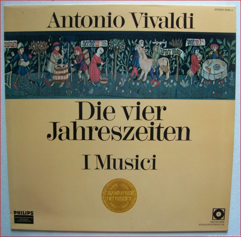Antonio Vivaldi 1678 1741 • Die Vier Jahreszeiten LP