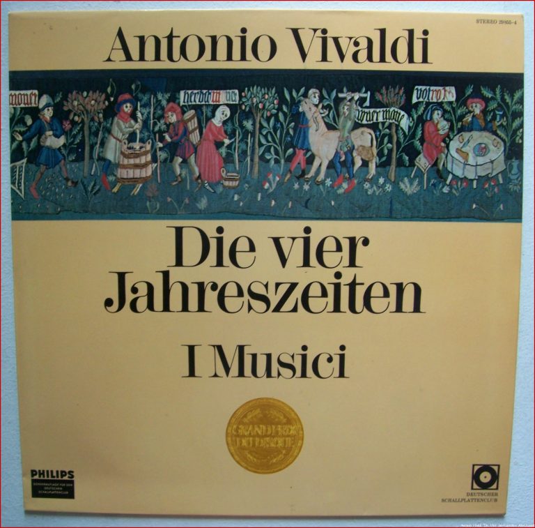 Antonio Vivaldi 1678 1741 • Die Vier Jahreszeiten Lp