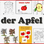 Apfel Bastelideen Spiele Lieder Fur Kindergarten Und