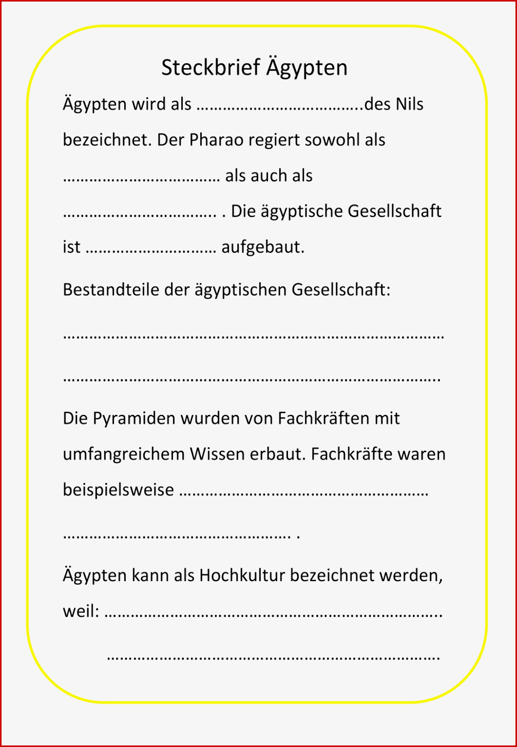 Arbeitsblätter ägypten Klasse 6 Worksheets