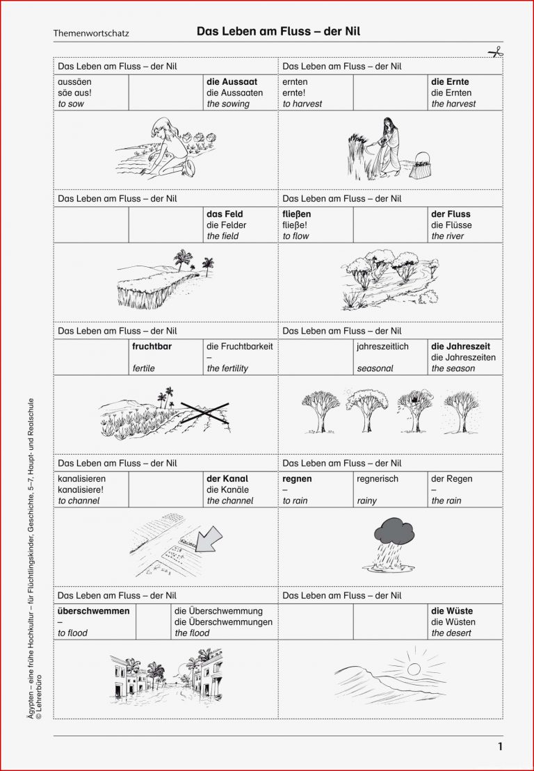 Arbeitsblätter ägypten Kostenlos