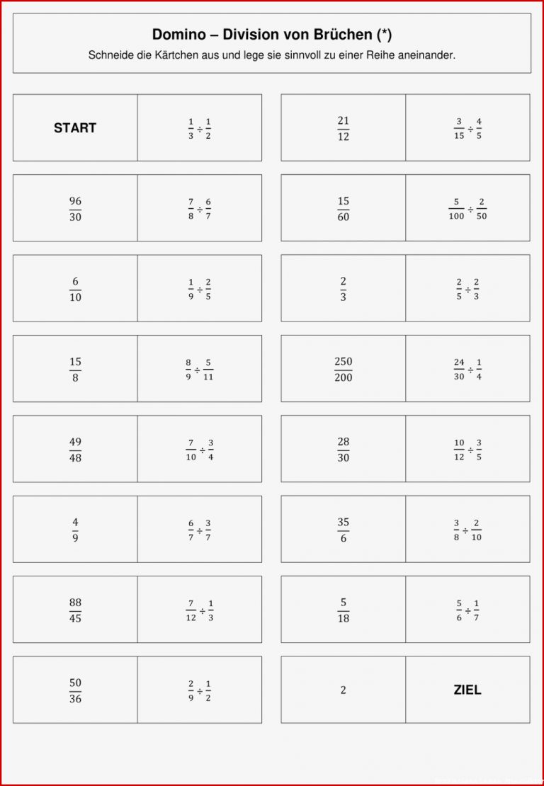 Arbeitsblätter Bruchrechnen Regeln Worksheets