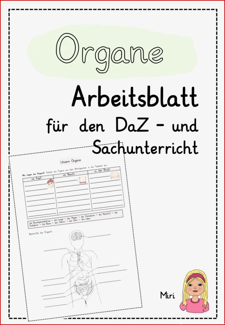 Arbeitsblätter Daz Grundschule Worksheets