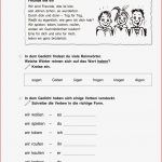 Arbeitsblätter Deutsch 3 Klasse Worksheets