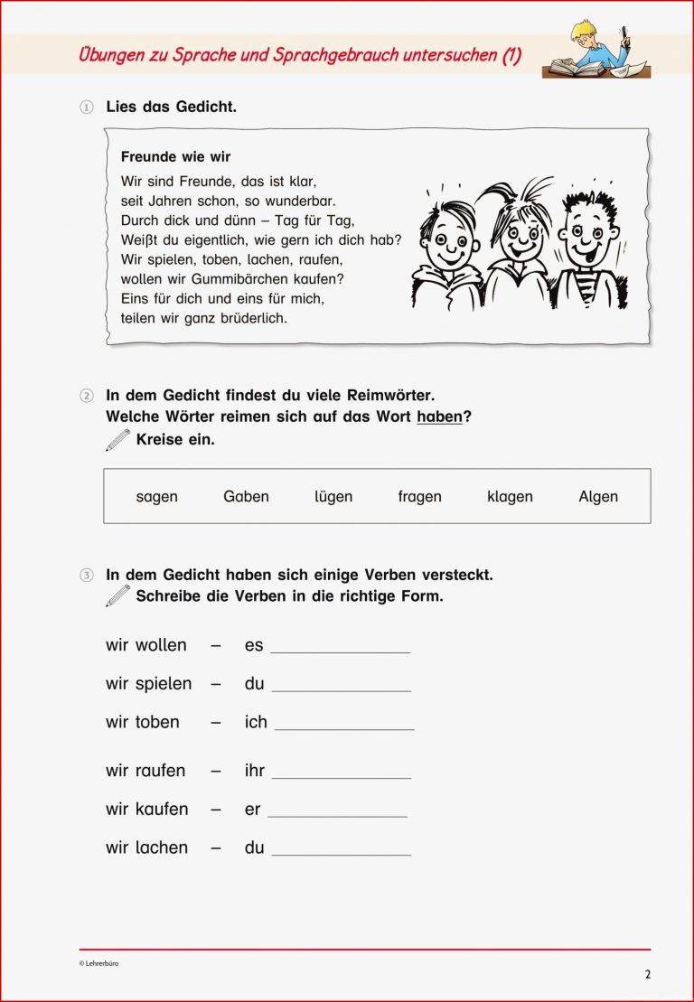 Arbeitsblätter Deutsch 3 Klasse Worksheets