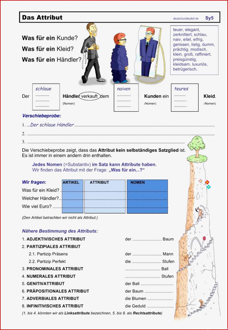 Arbeitsblätter Deutsch und Deutlich