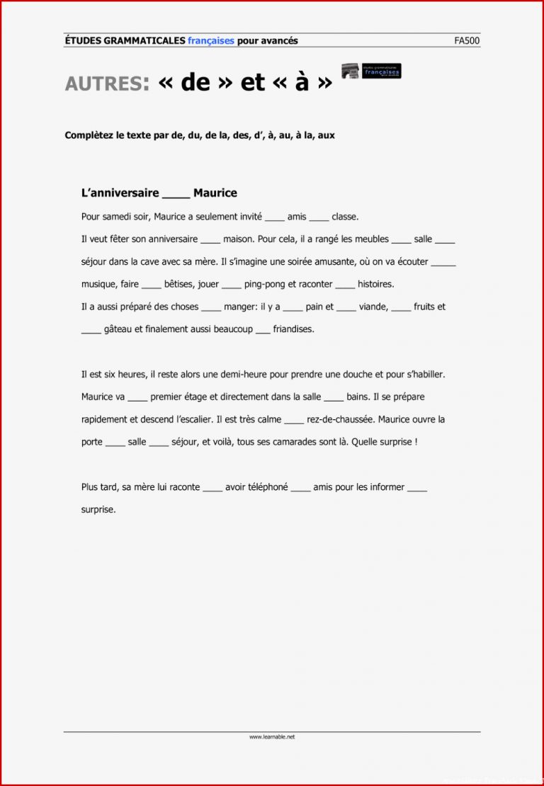 Arbeitsblätter Französisch Klasse 7 Pdf Worksheets