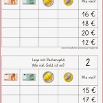 Arbeitsblätter Geld Grundschule 1 Klasse Worksheets