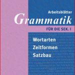 ArbeitsblÃ¤tter Grammatik FÃ¼r Die Sek. I