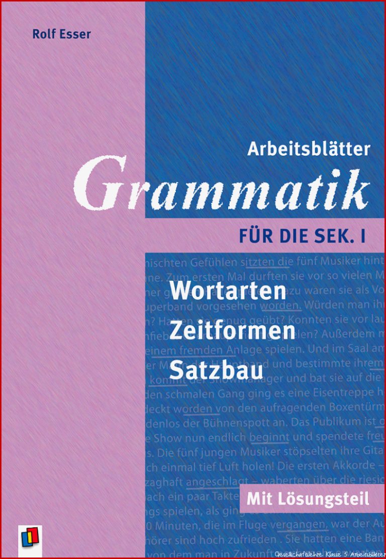 Arbeitsblätter Grammatik für die Sek. I
