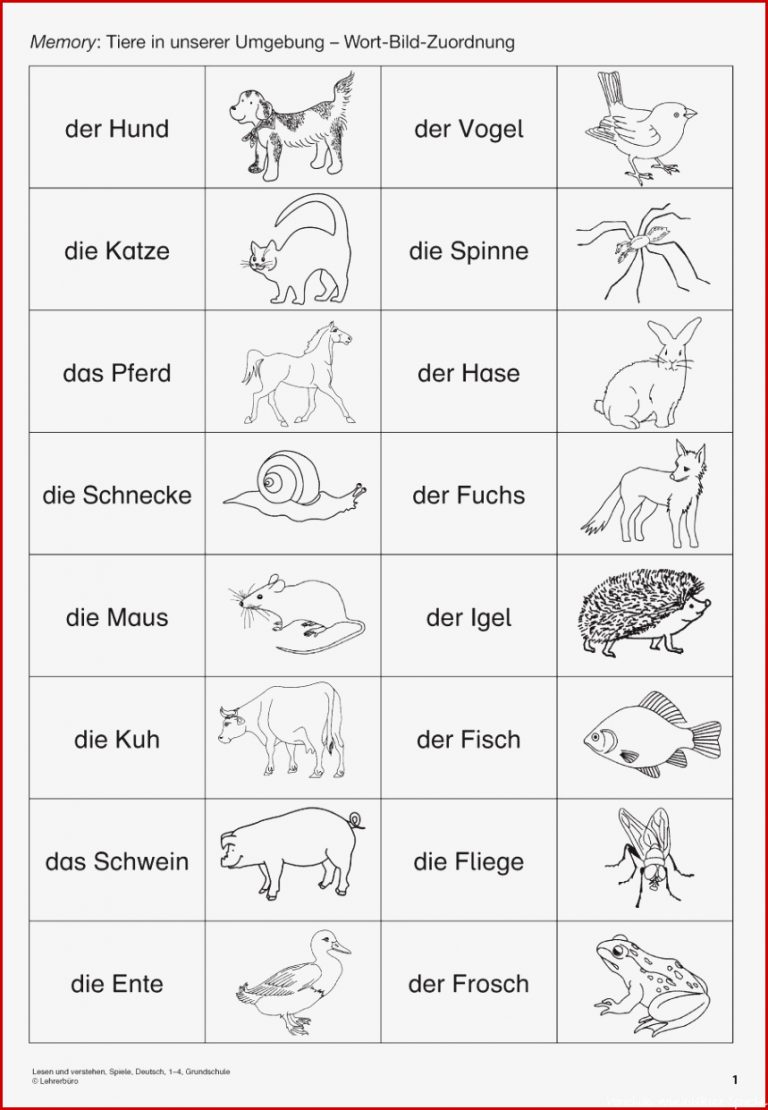 Arbeitsblätter grundschule Grundschule Deutsch unterricht