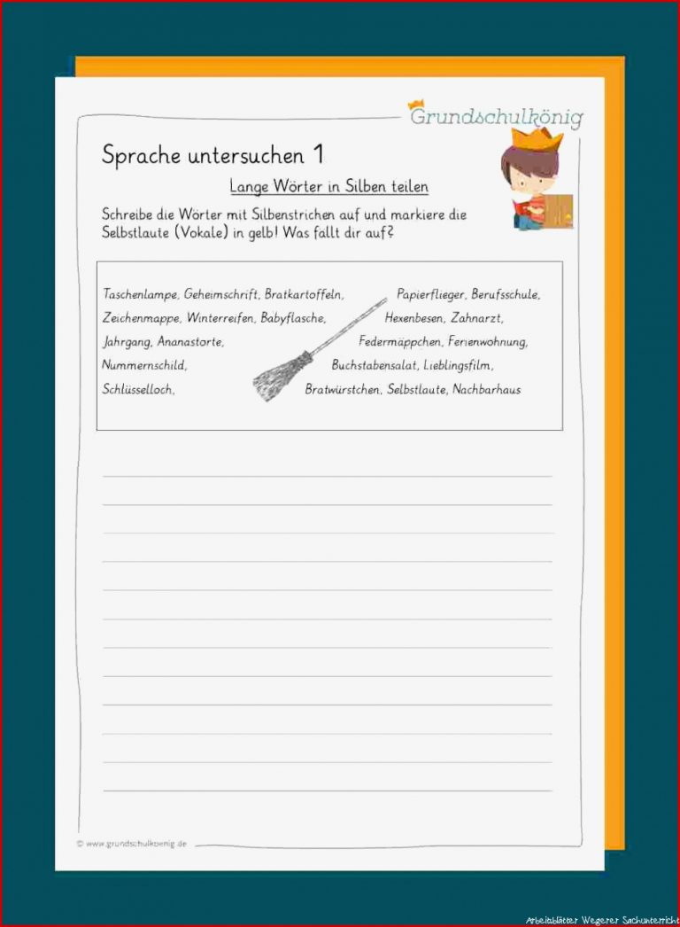 Arbeitsblätter Grundschule Kostenlos Wegerer Felipa