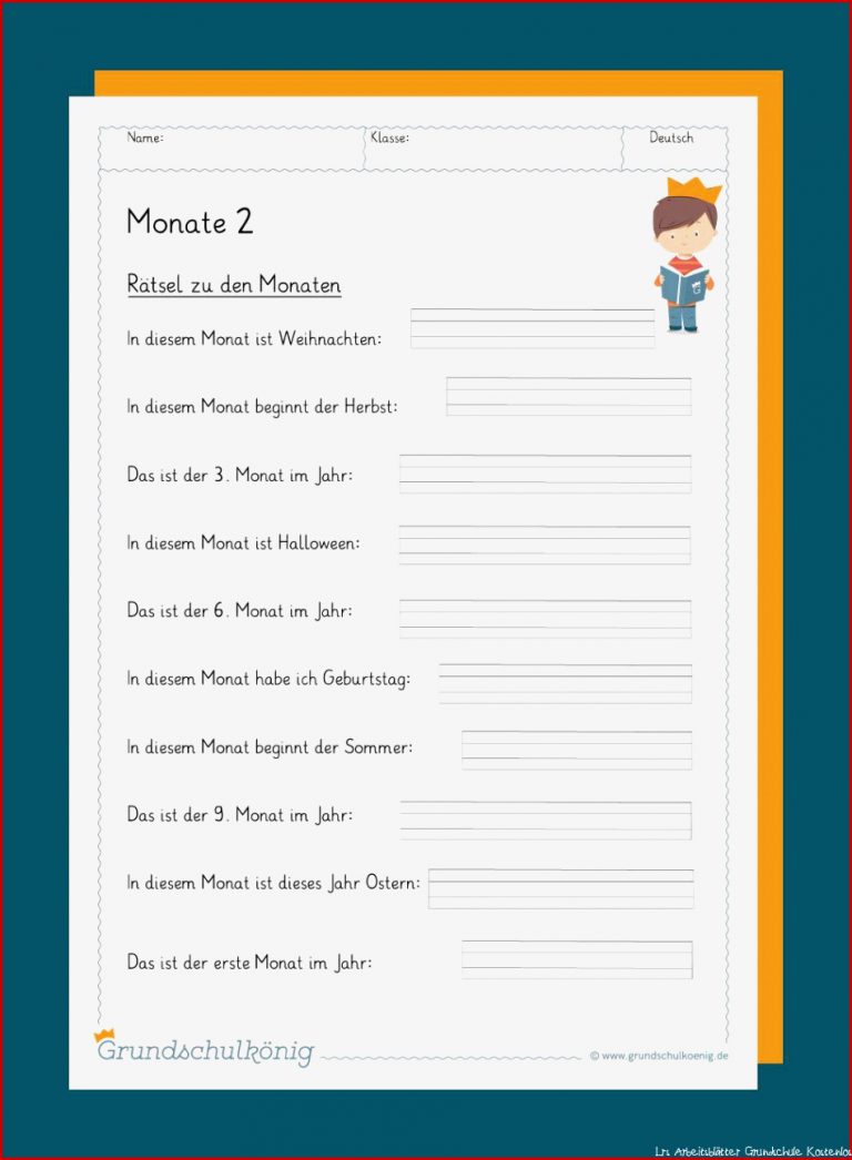 Arbeitsblätter Grundschule Kostenlos Zum Ausdrucken