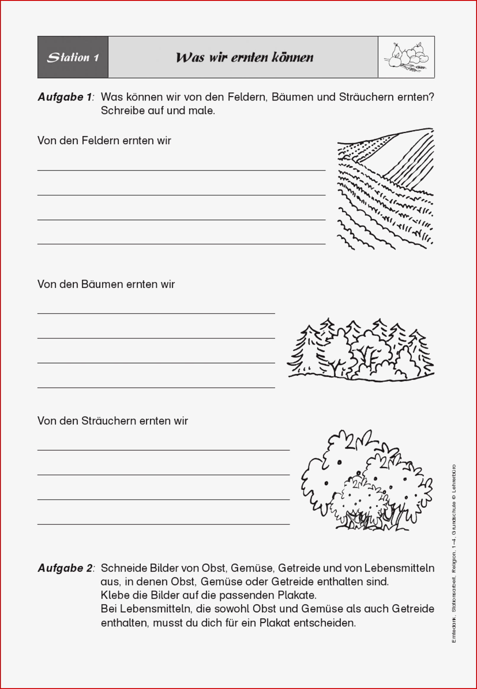 Arbeitsblätter · Grundschule · Lehrerbüro
