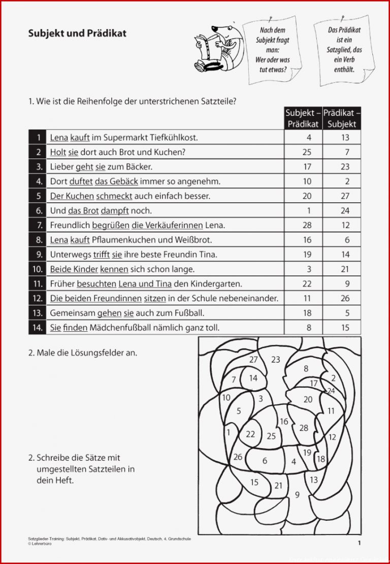 Arbeitsblätter · Grundschule · Lehrerbüro