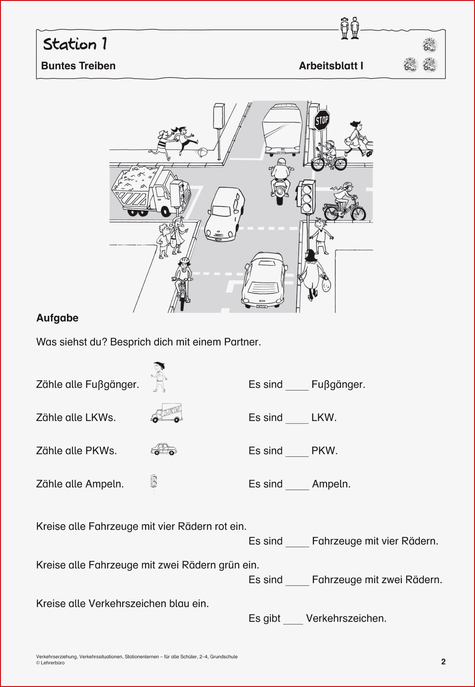 Arbeitsblätter · Grundschule · Lehrerbüro