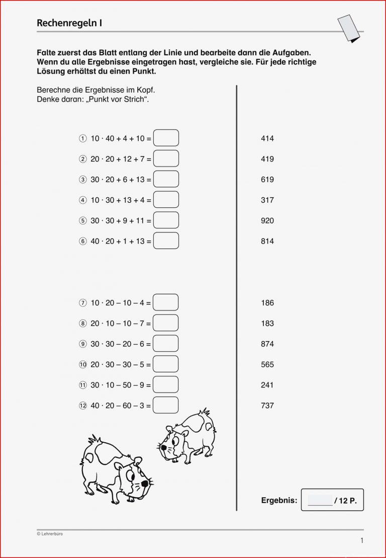 Arbeitsblätter · Grundschule · Lehrerbüro