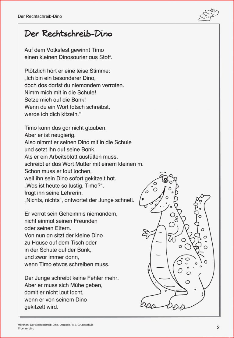 Arbeitsblätter · Grundschule · Lehrerbüro für Dinosaurier