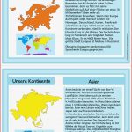 Arbeitsblätter Grundschule Sachunterricht Kontinente