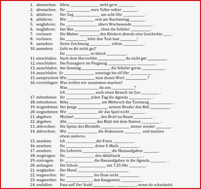 Arbeitsblätter Grundstufe Daf Answers Ethel Flannery Schule