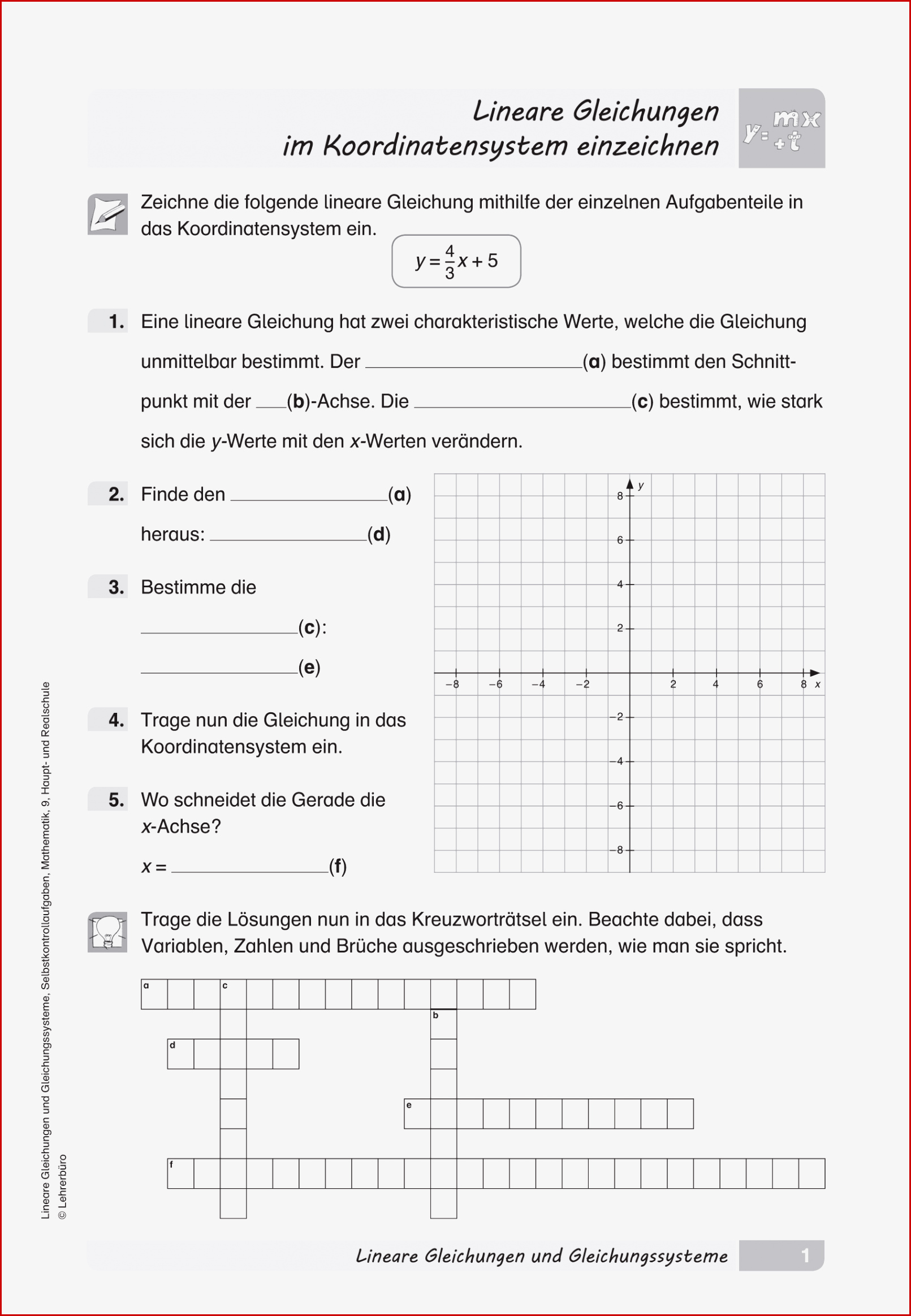 Arbeitsblätter · Haupt & Realschule · Lehrerbüro