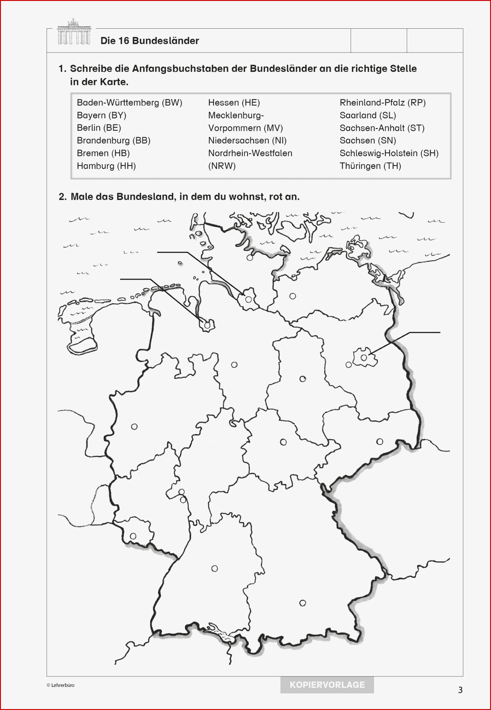 Arbeitsblätter Hsu 4 Klasse Deutschland
