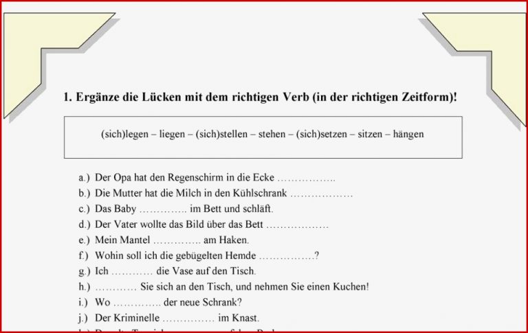 Arbeitsblätter Konjunktiv 1 Und 2 Mit Lösungen Worksheets