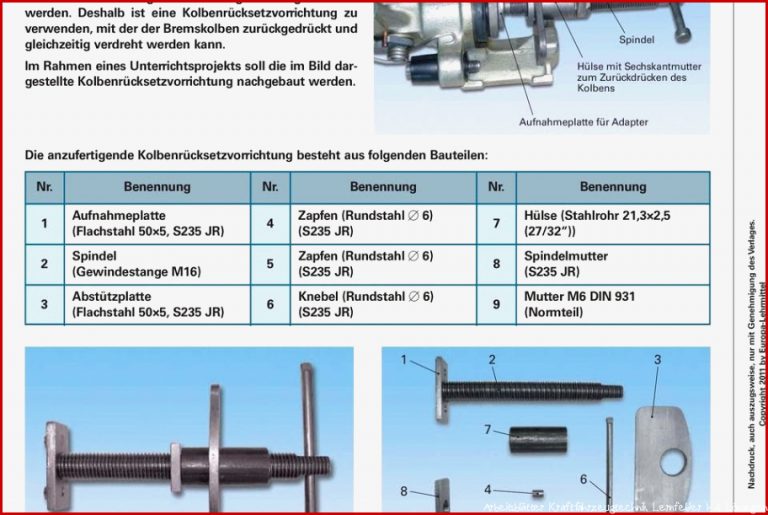 Arbeitsblätter Kraftfahrzeugtechnik Lernfelder 1 4