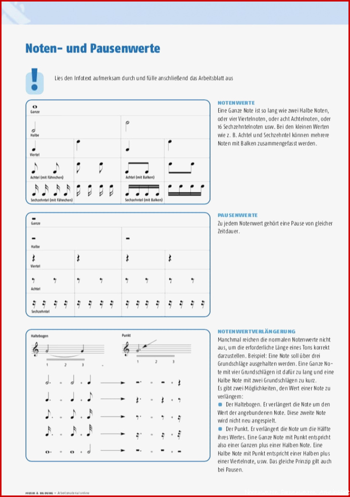 Arbeitsblätter line – Studio Neumann – Musik & Bildung