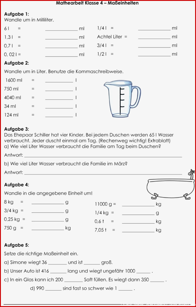 Arbeitsblätter Maßstab Aufgaben Klasse 4 Worksheets