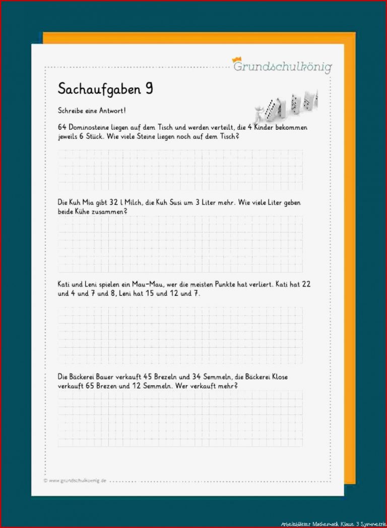 Arbeitsblätter Mathe 3 Klasse Textaufgaben Worksheets