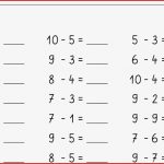 Arbeitsblätter Mathe Klasse 1 Minus Worksheets