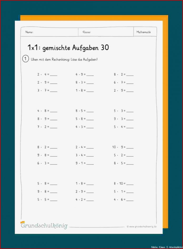 Arbeitsblätter Mathe Klasse 2 Gemischte Aufgaben Worksheets