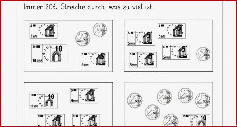 Arbeitsblätter Mathe Klasse 3 Rechnen Mit Geld Carl